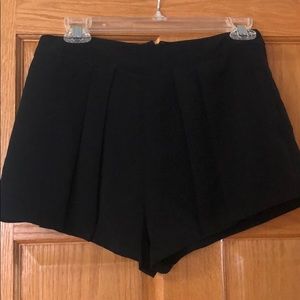 High Waisted Black Shorts